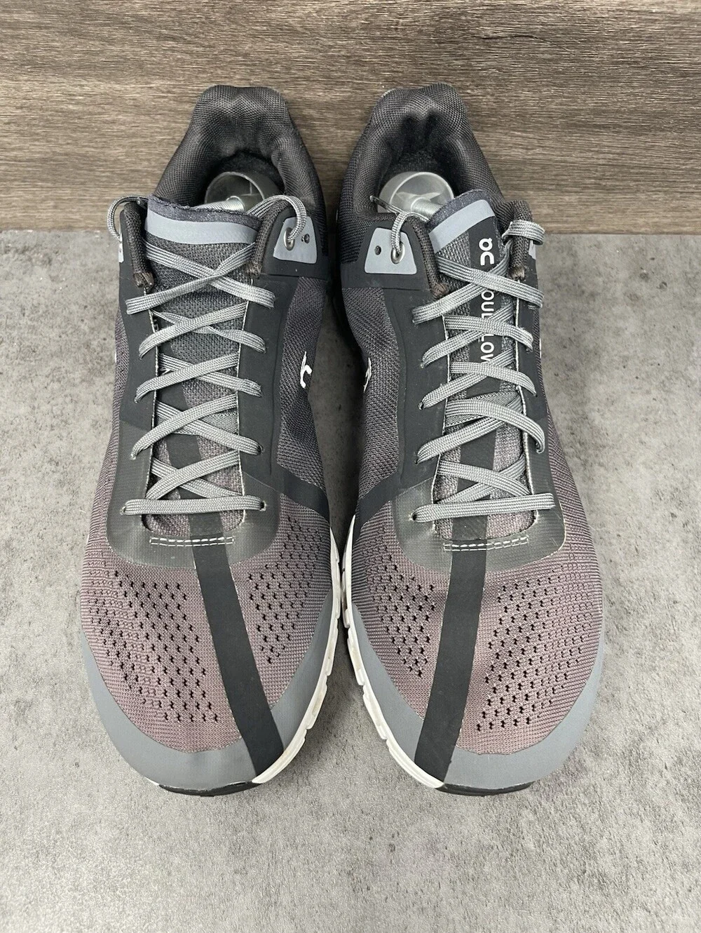 On Cloud X Size 11.5 Mens CloudTec Running Training Shoes Gray Black Performance